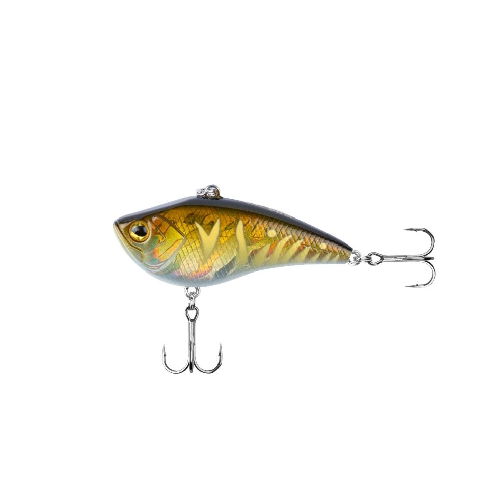 SHIMANO Wobbler Yasei Chaos Crank S, 6 cm, 11 g, sinkend, Brown-Gold-Tiger Muster. Schnelles Absinken, starke Vibrationen, unberechenbare Erratic- und Darting-Action – ideal als Searchbait in verschiedenen Tiefen.