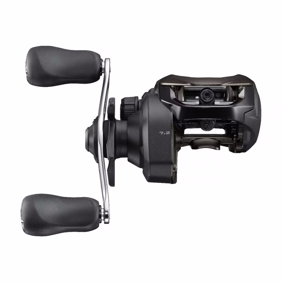 SHIMANO Caius Baitcastrolle151 HG 3+1BB: Leichte, robuste Baitcastrolle mit XT-7 Gehäuse, Level Wind, VBS Bremssystem und 1 Aluminiumspule – ideal für Einsteiger.