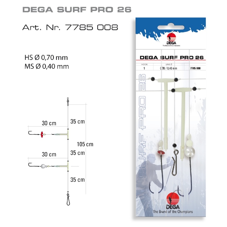 DEGA Surf Pro Rig 25