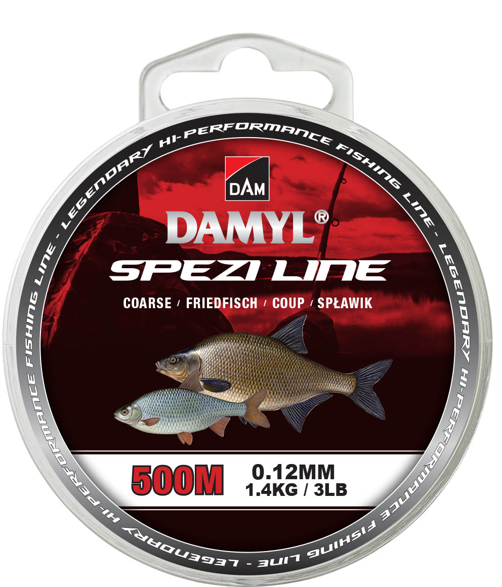 DAM Damyl Spule Spezi Line Coarse (Weissfisch) 0,12 mm/ 1,4kg / 500 m