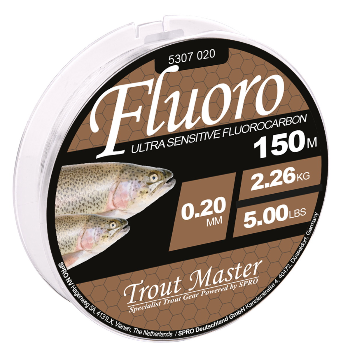 Trout Master Fluoro Sinking 150 m Trout Master Fluoro Sinking 150 m